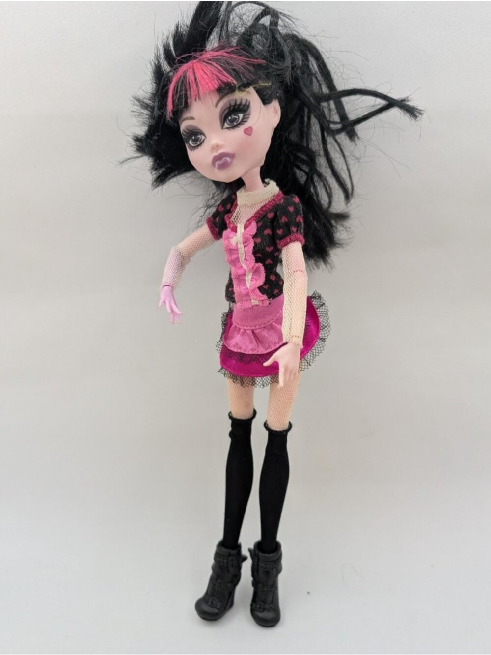 VHTF G1 Monster High Killer Style Draculaura Doll - Rare Day at the Maul Outfit